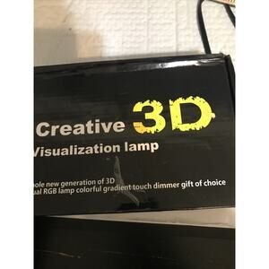 Creative 3D Visualization Lamp Visual RGB Lamp Colorful
